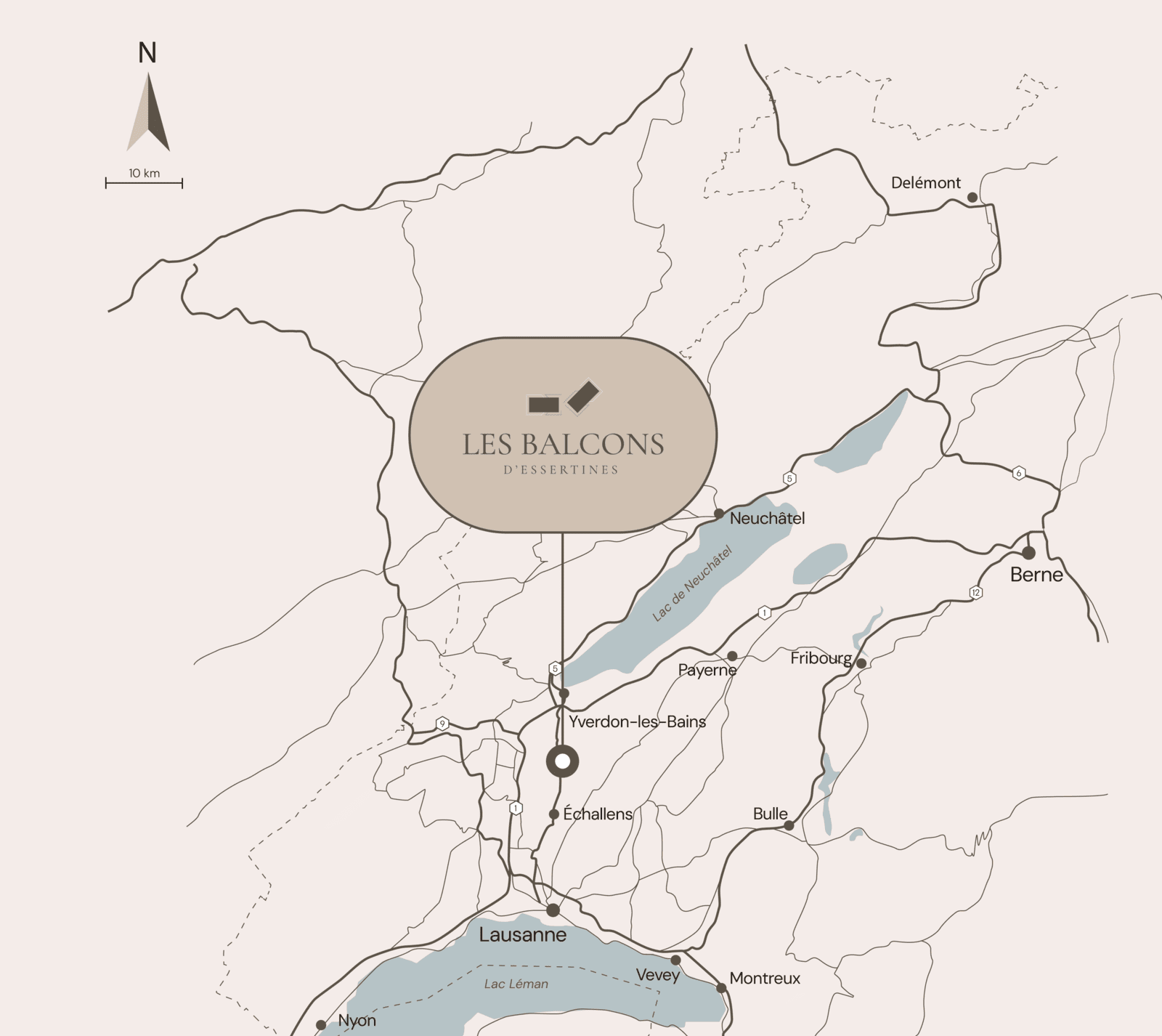 Les Balcons d’Essertines maps